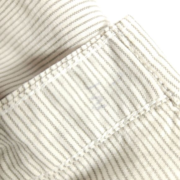 The North Face Mens Large White Striped Short Sleeve Button Down Shirt - Picture 7 of 10